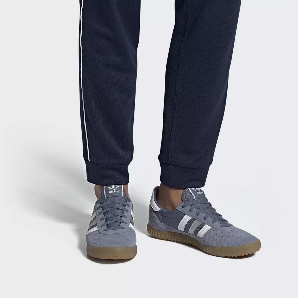 Adidas Indoor Super Tenis Azules Para Hombre (MX-32819)